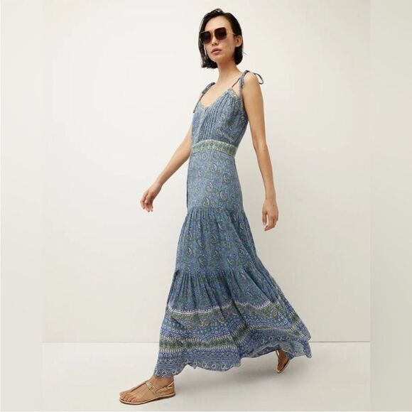 NWT Veronica Beard Windansea Electric Blue Multi Dress $ 498.00 M - Picture 3 of 9